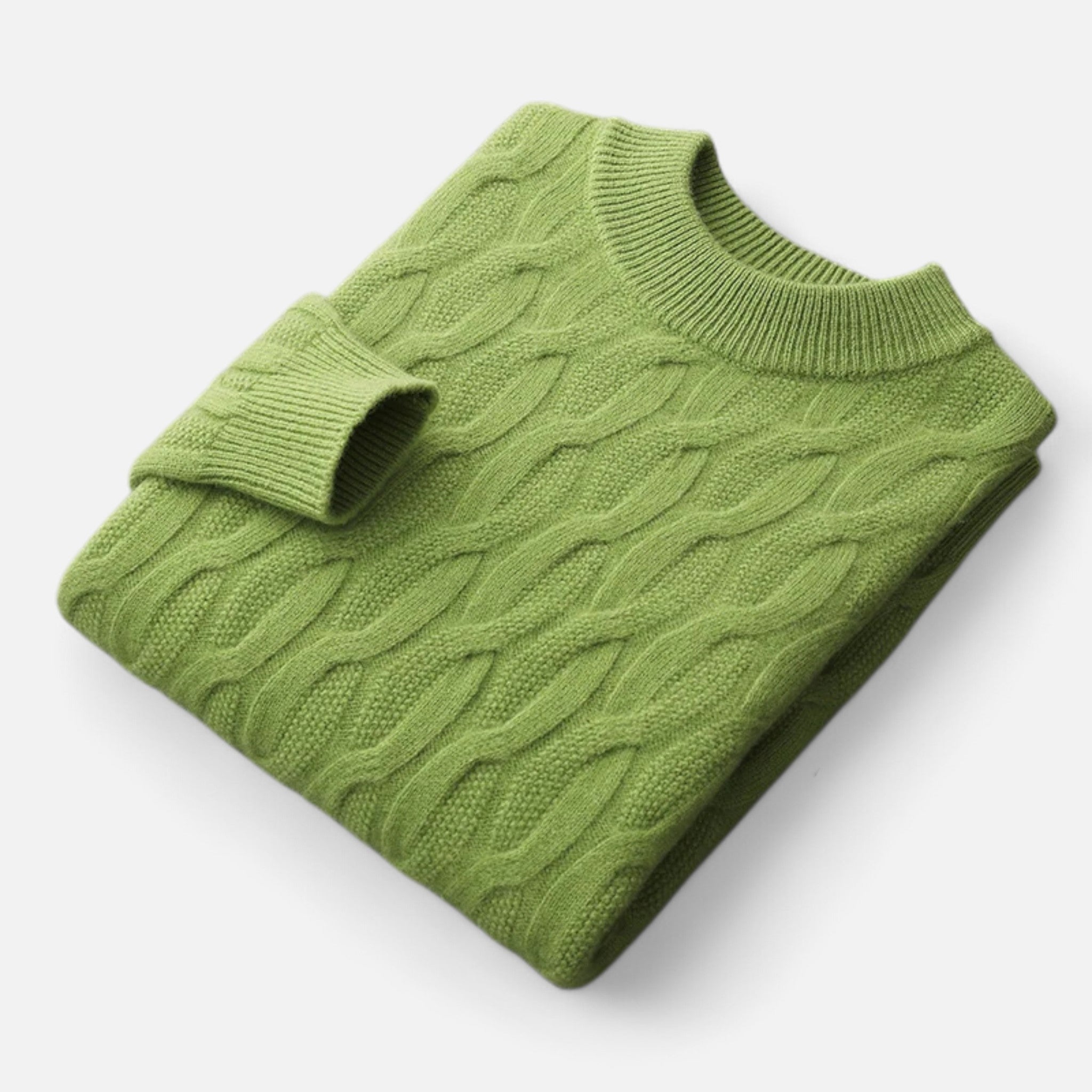 Eloura | Men’s Wool Sweater – Mid-Height Collar, Timeless Warmth