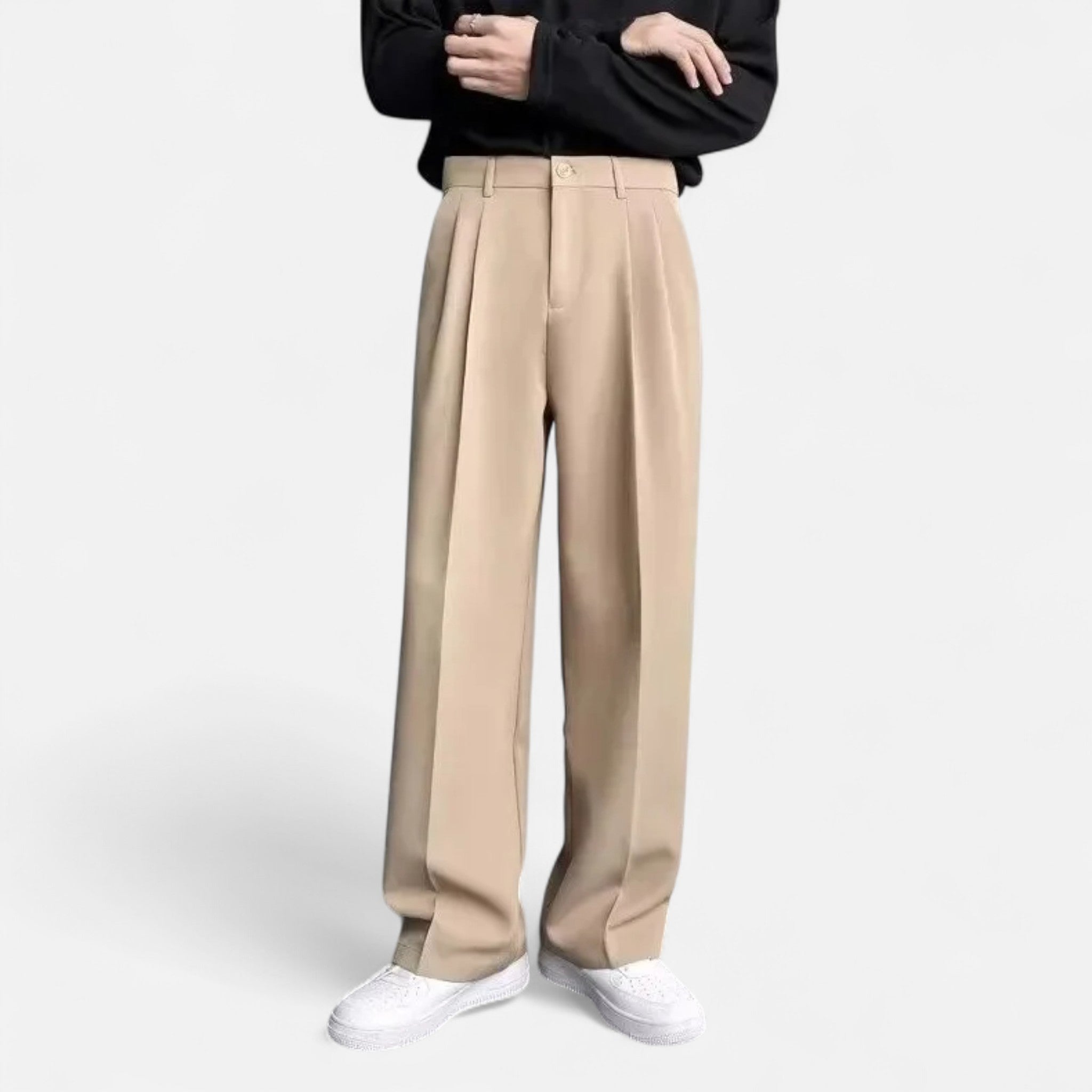 Eloura | Men’s Fitted Dress Trousers – Tailored Precision, Timeless Authority