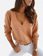 Eloura | Women's Open-Knit Linen Sweater