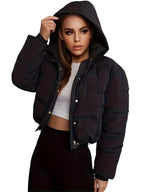 Eloura | Women’s Cropped Puffer Coat – Sporty, Sleek & Winter-Ready