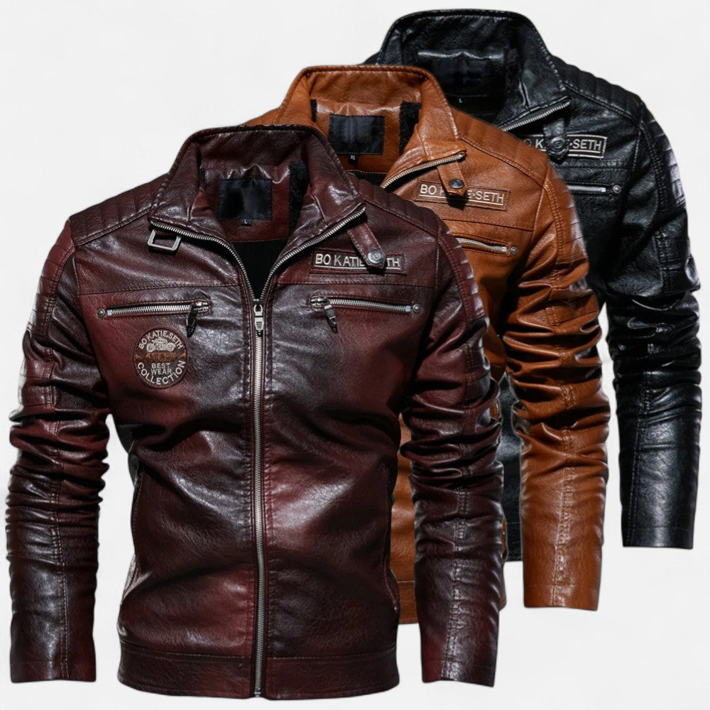 Eloura | Men's Winter Leather Jacket