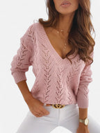 Eloura | Women's Open-Knit Linen Sweater