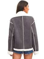 Eloura | Women’s Faux Shearling Winter Coat – Luxe Warmth, Effortless Edge