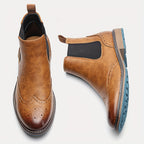 Eloura | Men’s Brogue Chelsea Boots – Classic Craft, Modern Edge