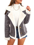 Eloura | Women’s Faux Shearling Winter Coat – Luxe Warmth, Effortless Edge