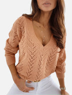 Eloura | Women's Open-Knit Linen Sweater