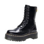 Eloura | Women’s Platform Black Leather Boots – Bold, Modern & Everyday Fierce