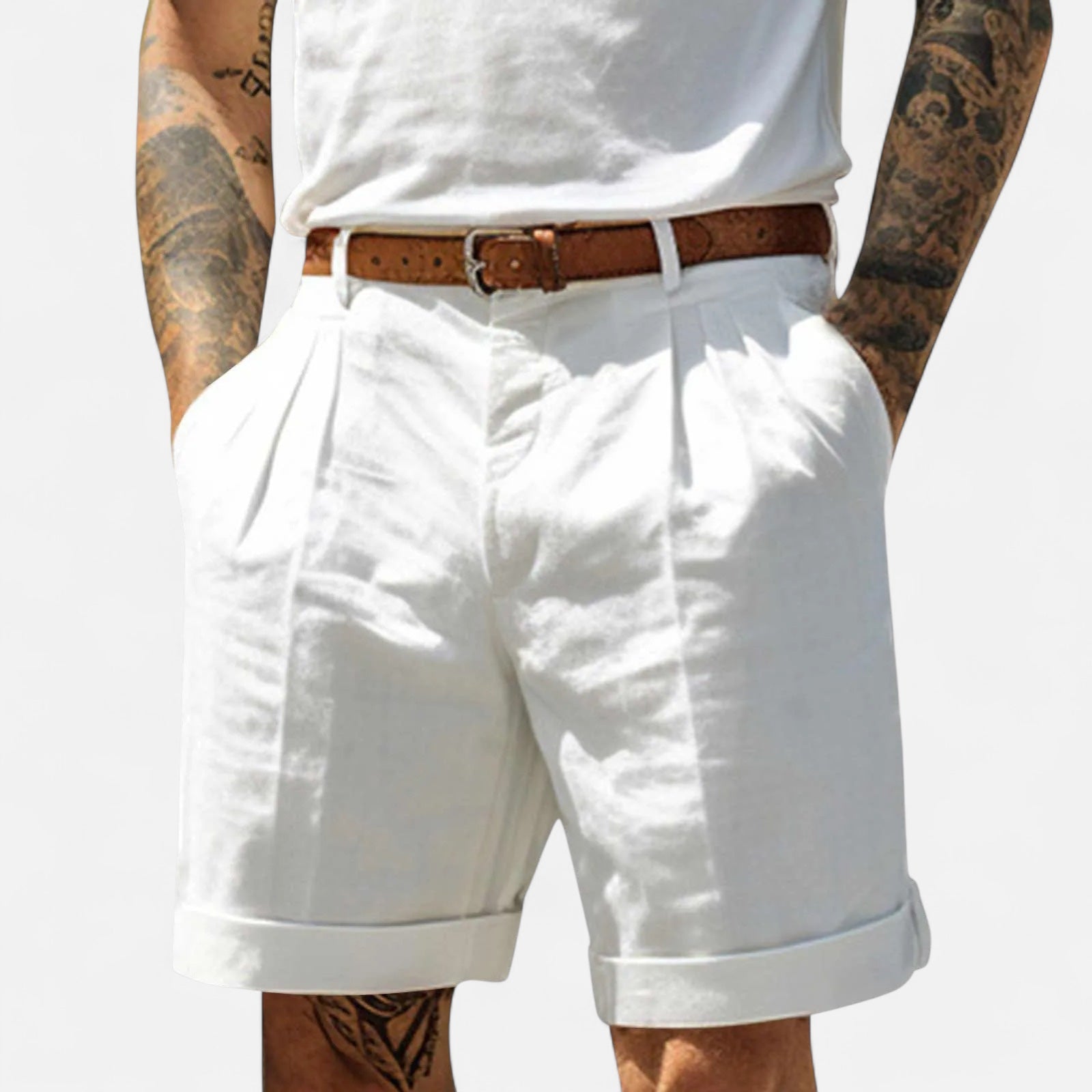 Eloura | Men's Summer Linen Shorts