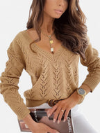 Eloura | Women's Open-Knit Linen Sweater