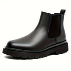 Eloura | Men’s Urban Leather Chelsea Boots — Midnight Black