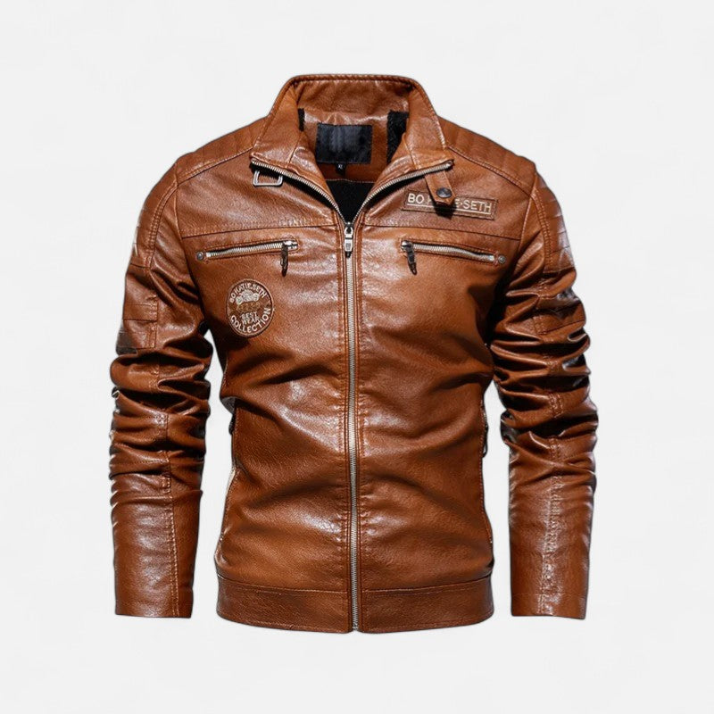 Eloura | Men's Winter Leather Jacket
