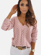 Eloura | Women's Open-Knit Linen Sweater