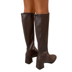 Eloura | Women’s Knee-High Leather Boots – Sleek, Timeless & Elegantly Elevated