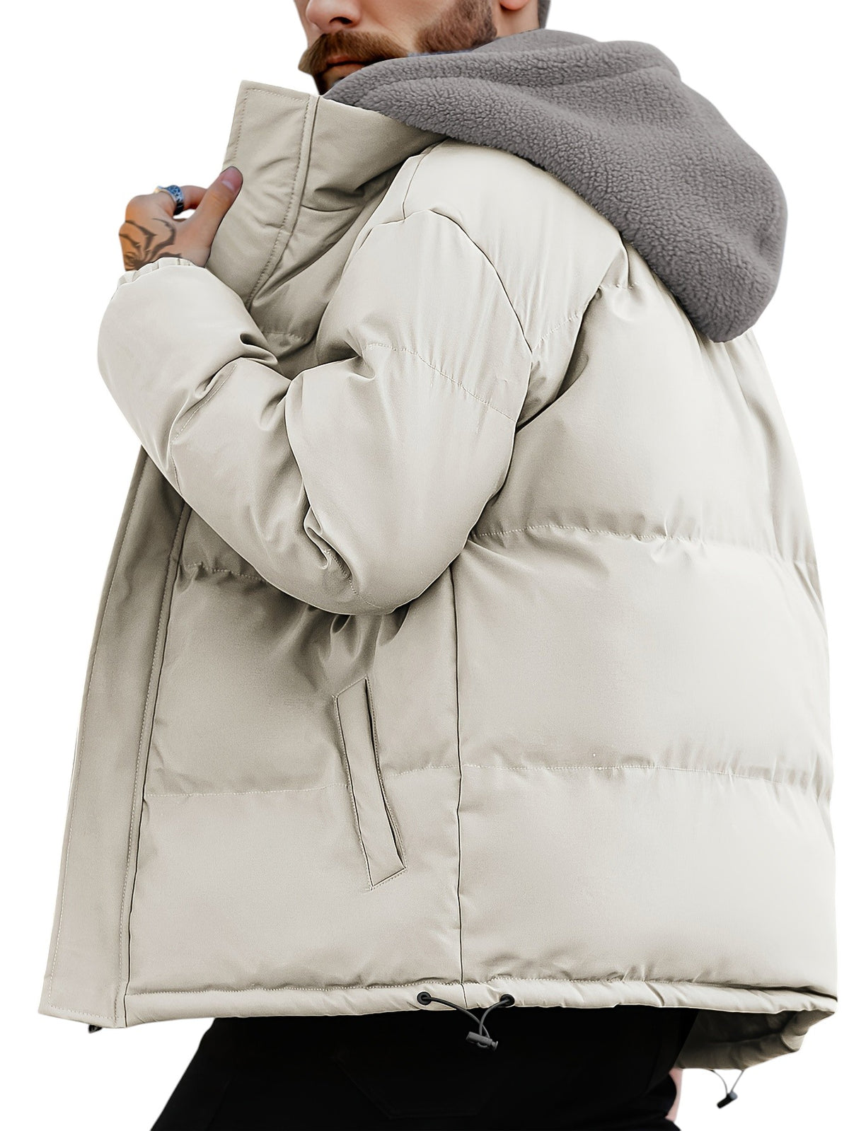 Eloura | Men’s Sherpa-Lined Winter Jacket– Ultimate Warmth, Urban Edge