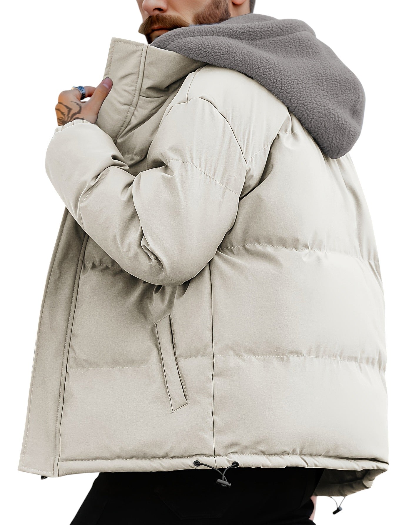 Eloura | Men’s Sherpa-Lined Winter Jacket– Ultimate Warmth, Urban Edge